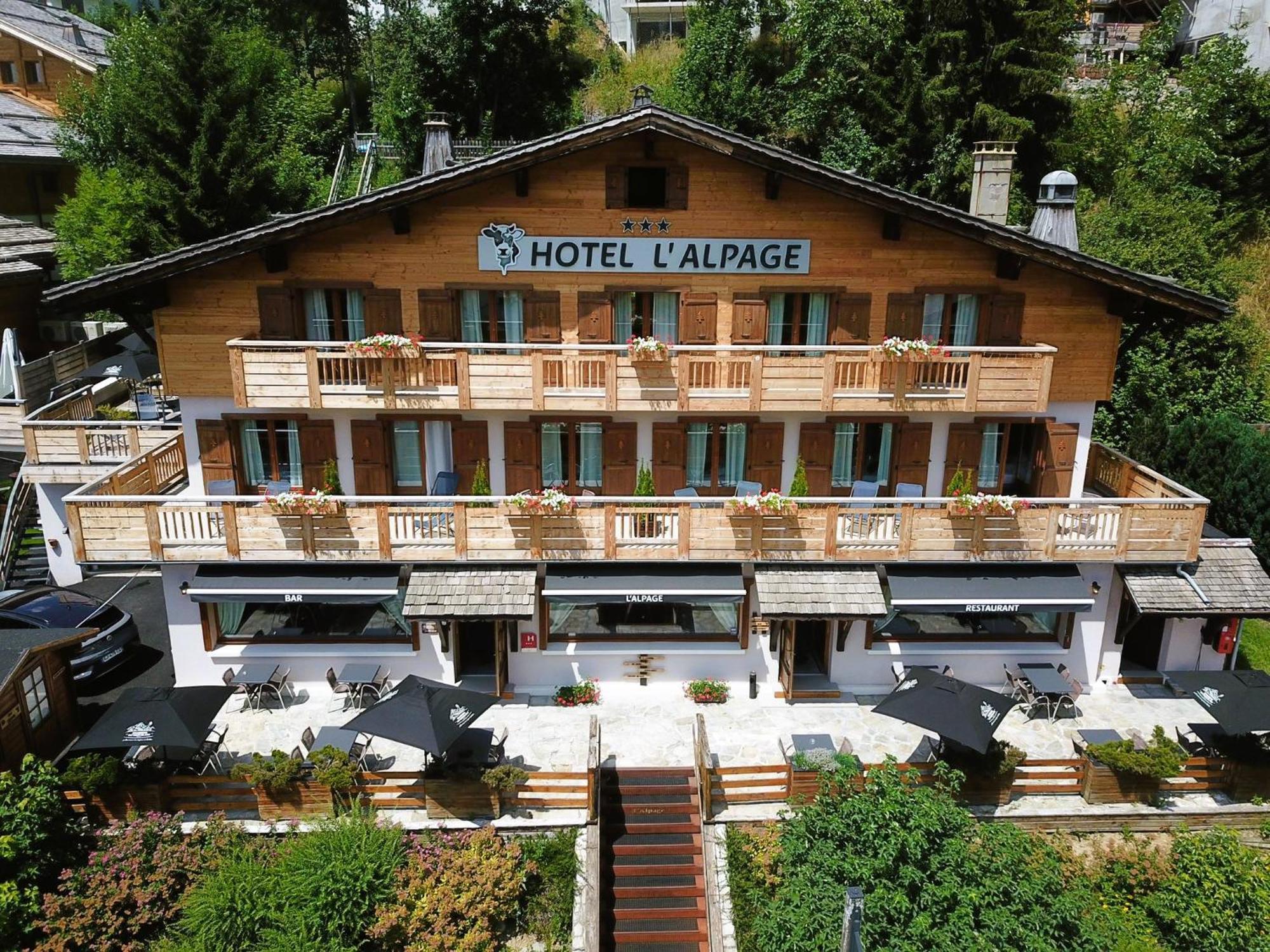 L'Alpage Hotel Льо Гран-Борнан Екстериор снимка